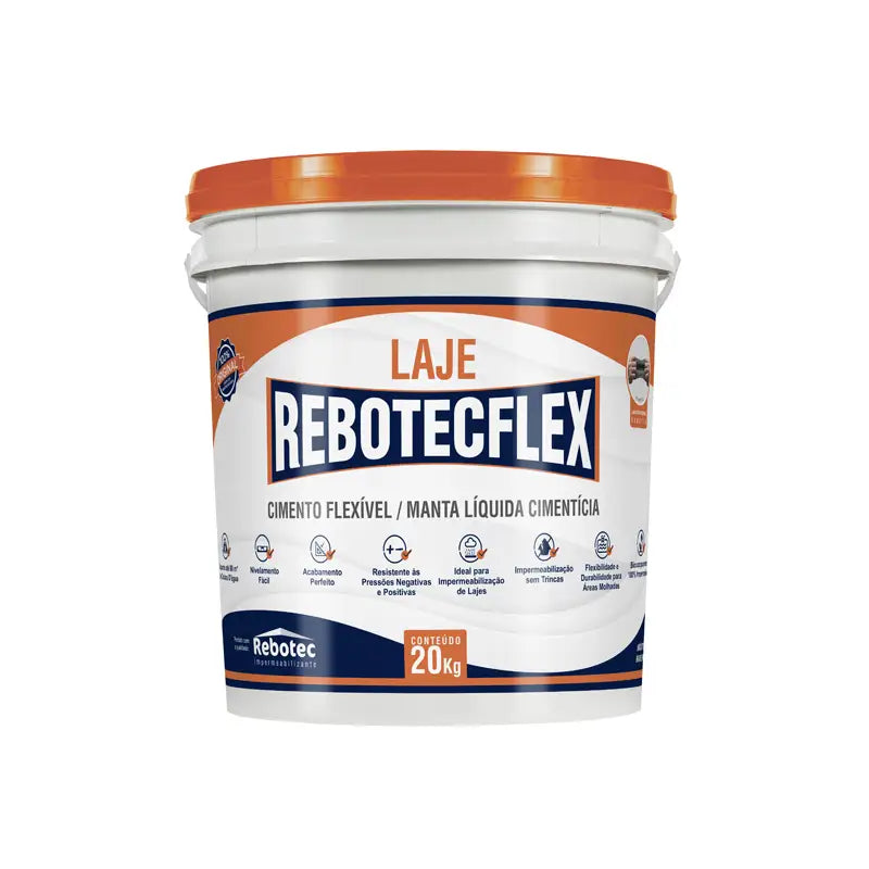 Impermeabilizante P/Lajes 20Kg Rebotec Flex