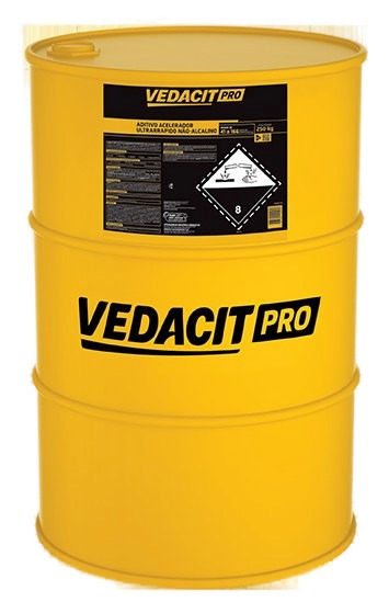 Vedacit Aditivo Acelerador Ultrarrapido Nao Alcalino