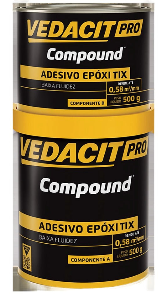 Vedacit Compound Adesivo Epoxi Tix