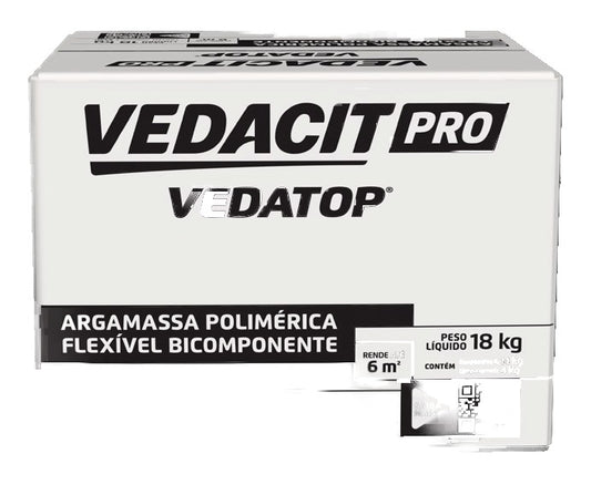 Vedacit Vedatop Argamassa Polimerica Flexivel Bicomponente