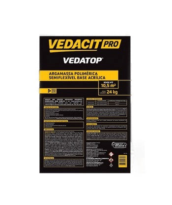 Vedacit Vedatop Argamassa Polimerica Semiflexivel Base Acrilica