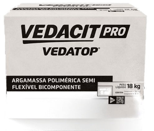 Vedacit Vedatop Argamassa Polimerica Semiflexivel Bicomponente