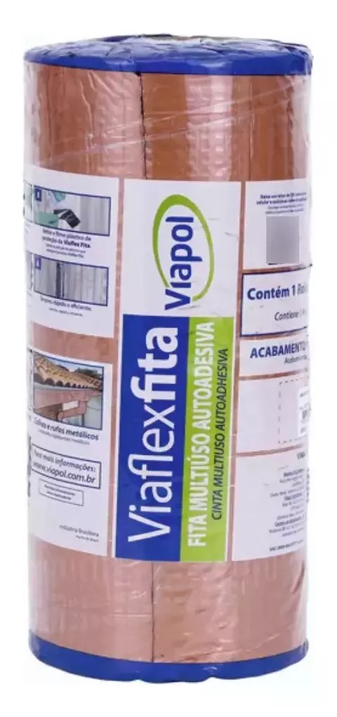 Viaflex Fita Telha 30Cm X 10M Caixa 4Un Viapol