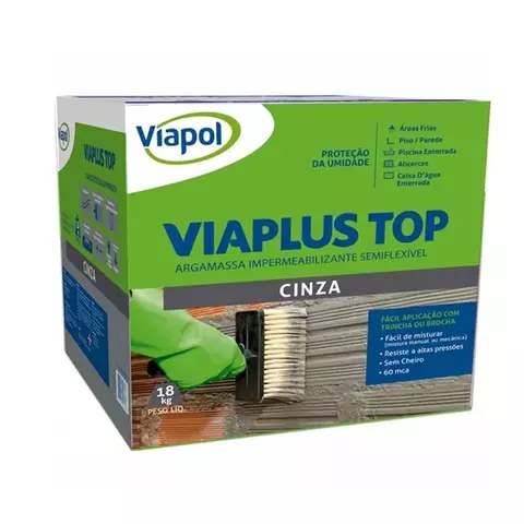 Viaplus Top Argamassa 18 Kg Viapol