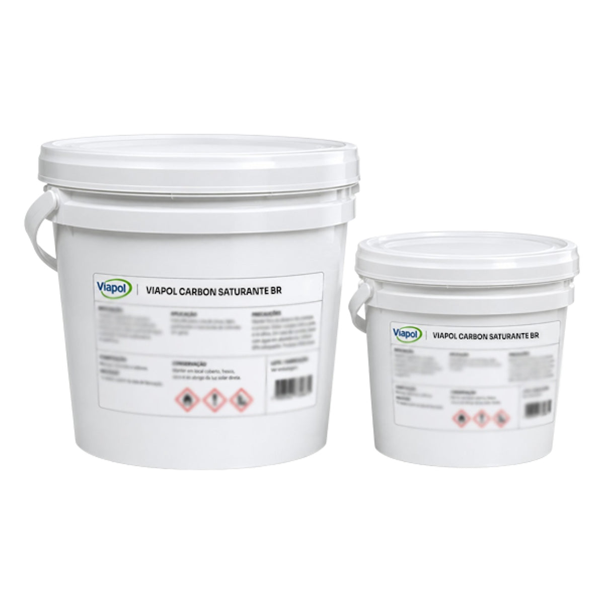 Adesivo epóxi estrutural bicomponente Carbon Saturante BR Viapol para colagem de tecido de fibra de carbono