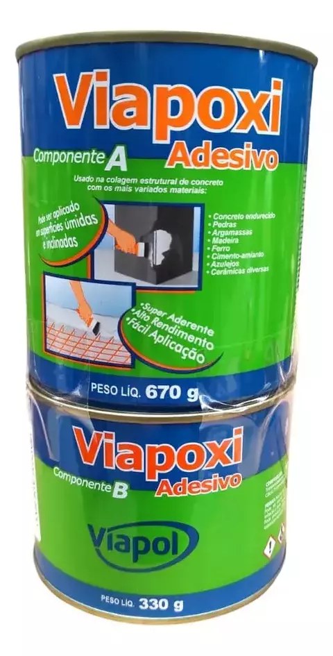 Viapoxi Adesivo 1 Kg Viapol