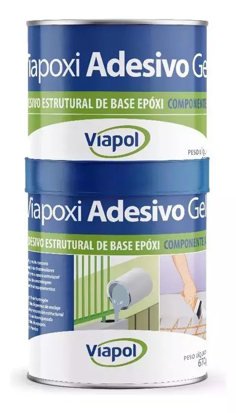 Viapoxi Adesivo Gel 1 Kg Viapol