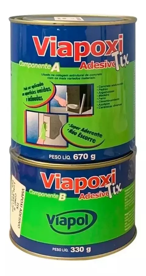 Viapoxi Adesivo Tix 1 Kg Viapol